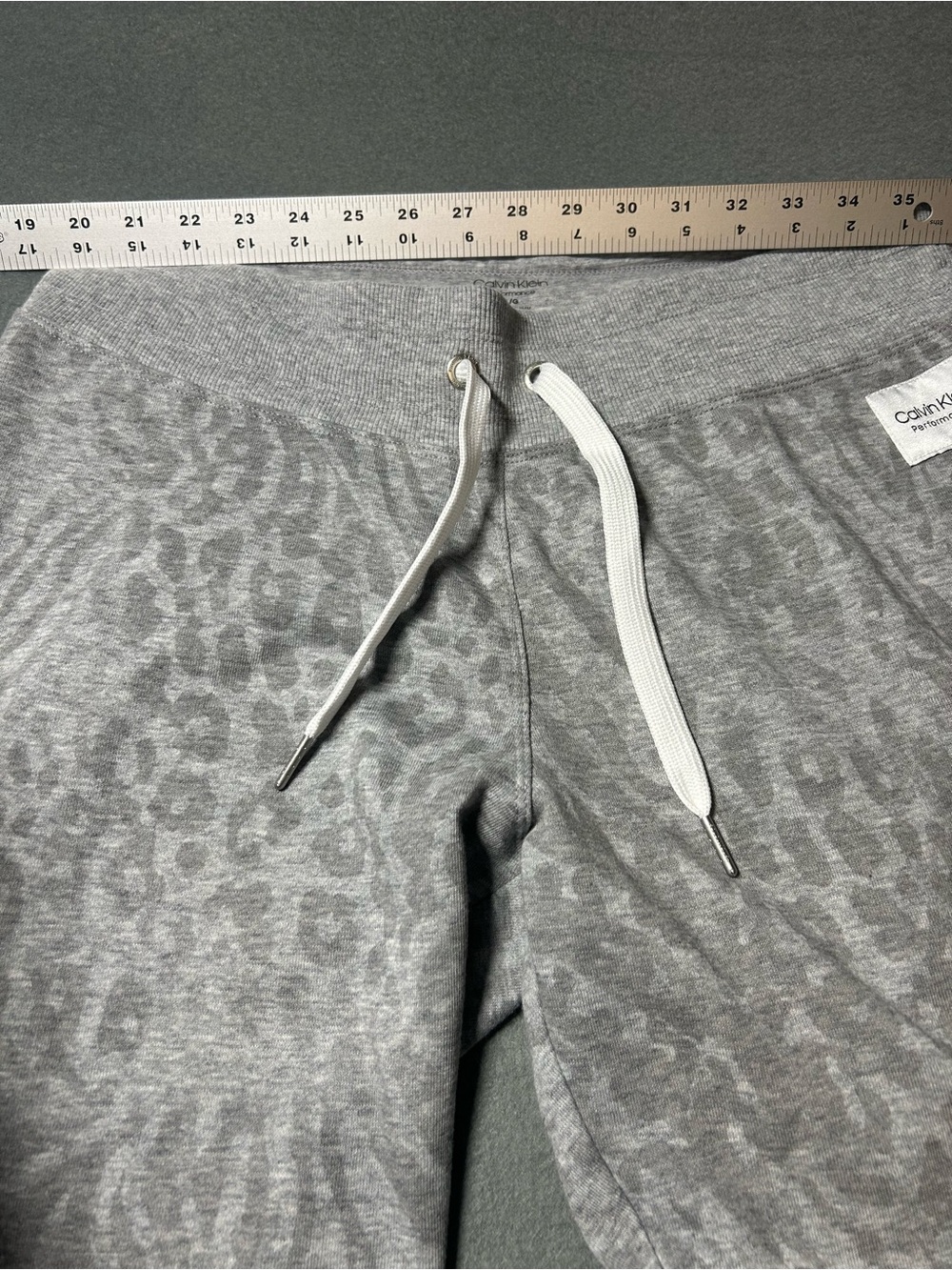Calvin Klein Performance Heather Gray Sweatpants - Picture 10 of 11